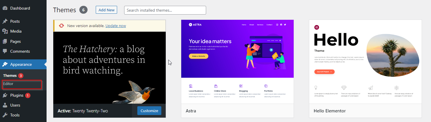 customize your WordPress theme