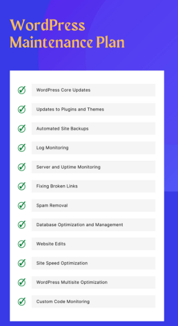 WordPress Website Maintenance