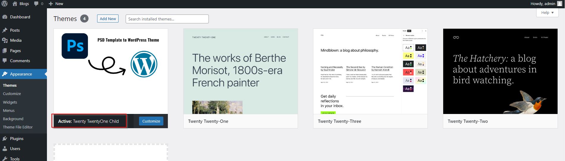 Guide to Converting Your PSD Design to a WordPress theme